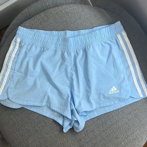 Light Blue Adidas Athletic Shorts